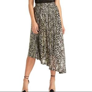 NWT Rachel Roy animal print asymmetrical skirt